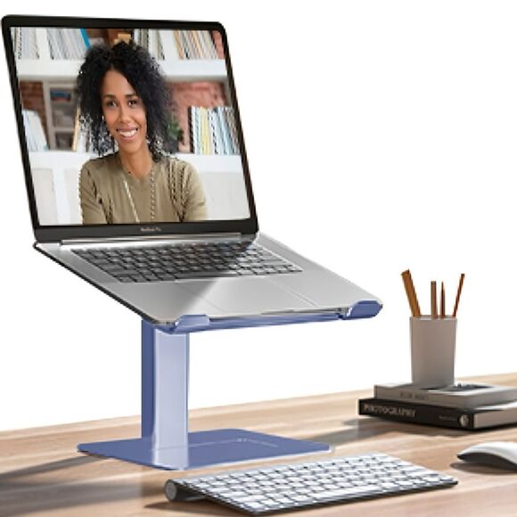 Adjustable Laptop Stand. Silver. New. Never Used. - Picture 1 of 13
